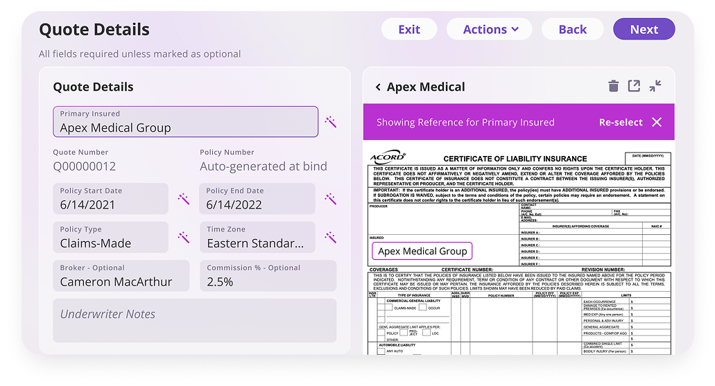 AI Submissions Intake